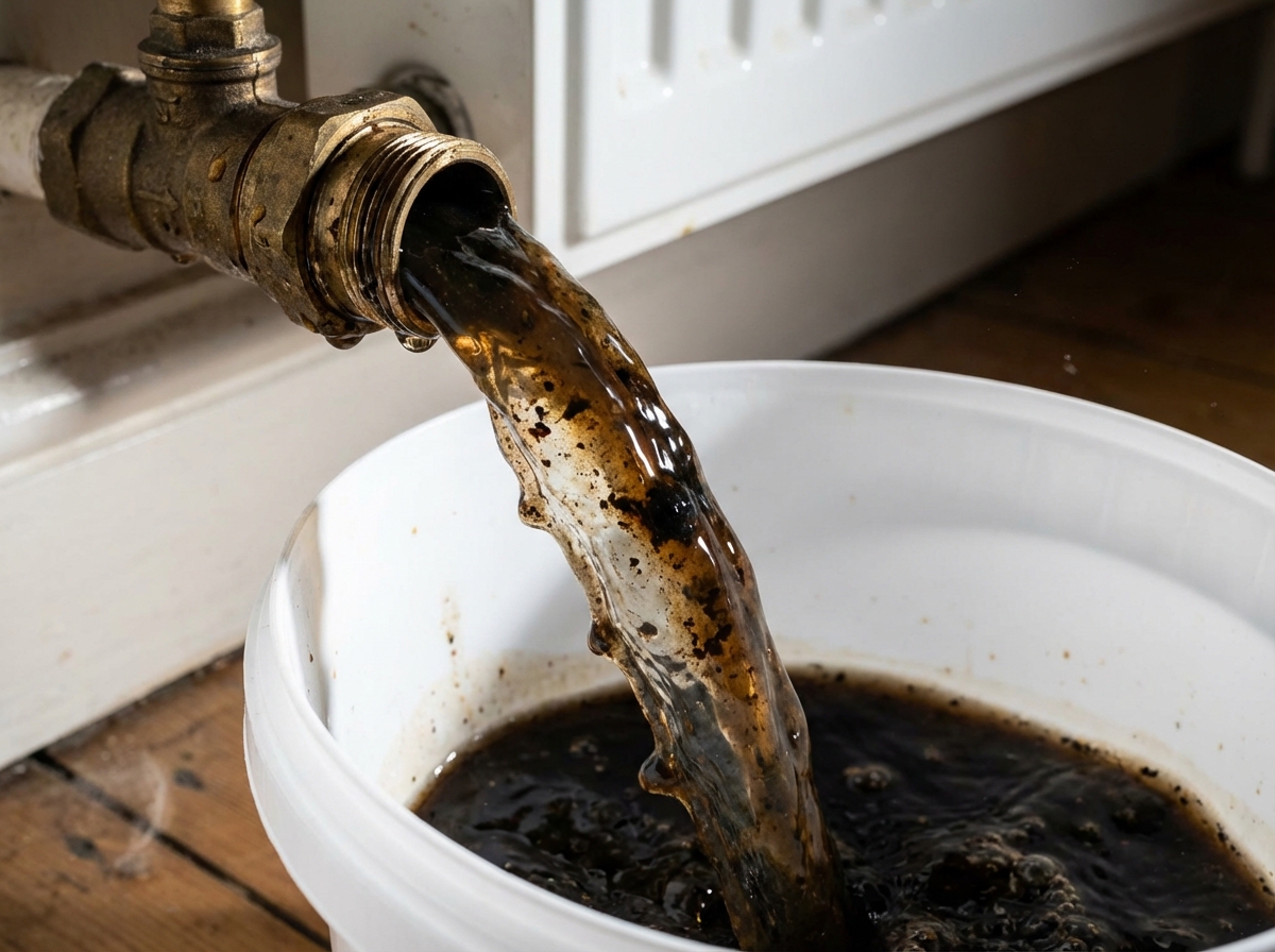 Power Flushing workmanship by Advance Medway